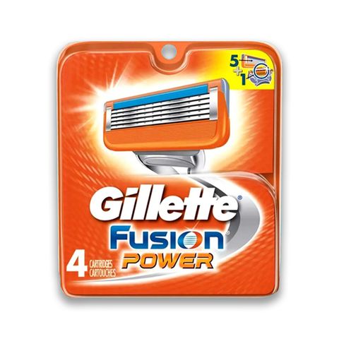 Gillette Fusion Razor Cartridge 4 Pieces (ZM Opened & Checked)