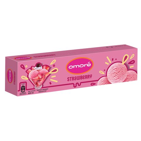 Omore Strawberry Brick 725ml