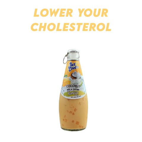 Jus Cool Coconut Milk Drink With Nata De Coco ( Mango) 290ml