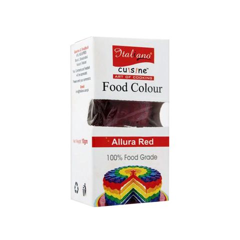Italiano Allura Red Food Colour 10g