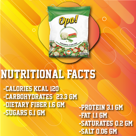 Opa 4 WayMix Vegetable 500g
