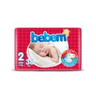 Bebem Baby Diapers Twin Mini Size 2 (3-6 kg) 36 Pieces