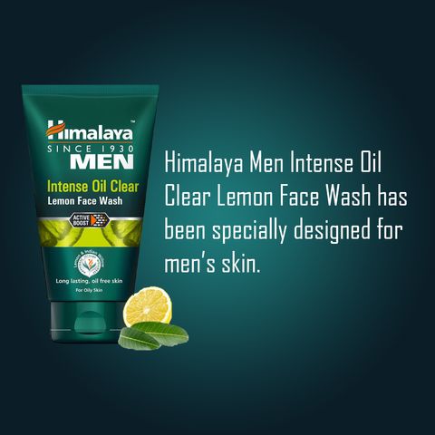 Himalaya Men Face Wash 100Ml Intense Oil Clear (ZM Opened & Checked)