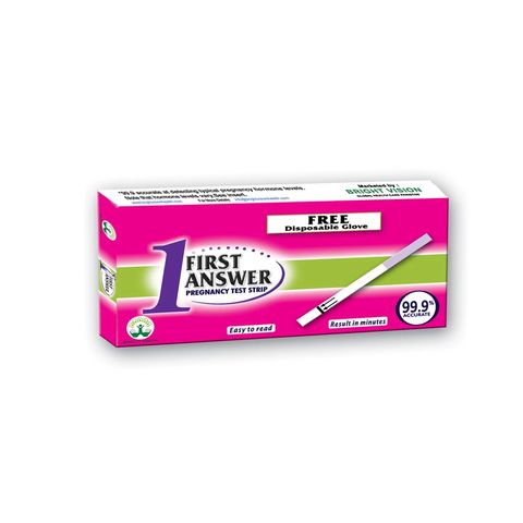 First Answer Pregnancy Test Strip