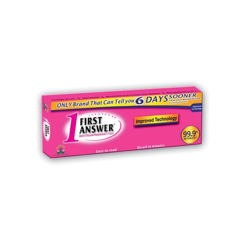 First Answer Midstream Pregnancy Test