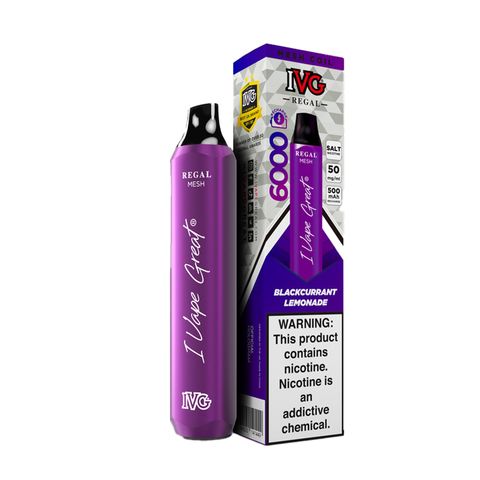 IVG Regal Blackcurrant Lemonade 1 Piece 6000 Puffs 50mg