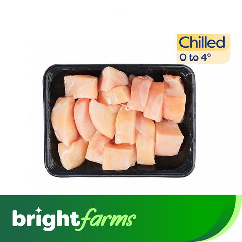 (Consume by Today) brightfarms Chicken Boneless Cubes 500g
