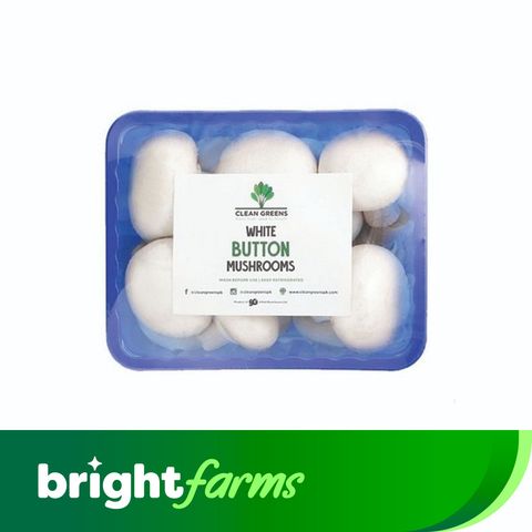brightfarms White Button Mushrooms - 150g-250g (Imported from UAE)