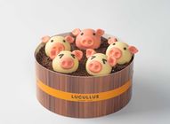 6 Inches Piggy Buddy - Mixed Fruit Fresh Cream Cake 1pc