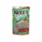 Nekko Cat Pouch Tuna Topping Chicken in Gravy 70g