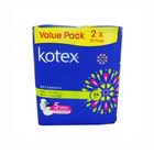 Kotex Soft & Smooth Slim Wing (24cm) 2 Packs x 20 Pads - 540534