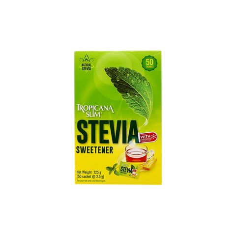 Tropicana Slim Stevia Sweetener 50 Pieces 125g
