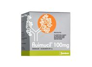 FLUIMUCIL Granules Sachet 100mg Orange Flavour (Dissolves phlegm for 2 yrs to 6 yrs old) 30s