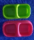 Double Pet Food Bowl (M)