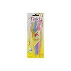 Tinkle Long Handle Double Edge Safety Razor 3 Pieces