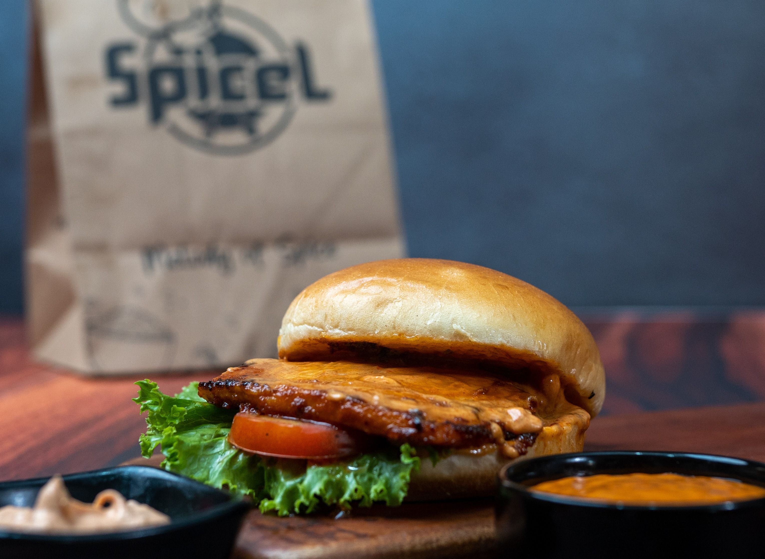 Flame Chicken Burger