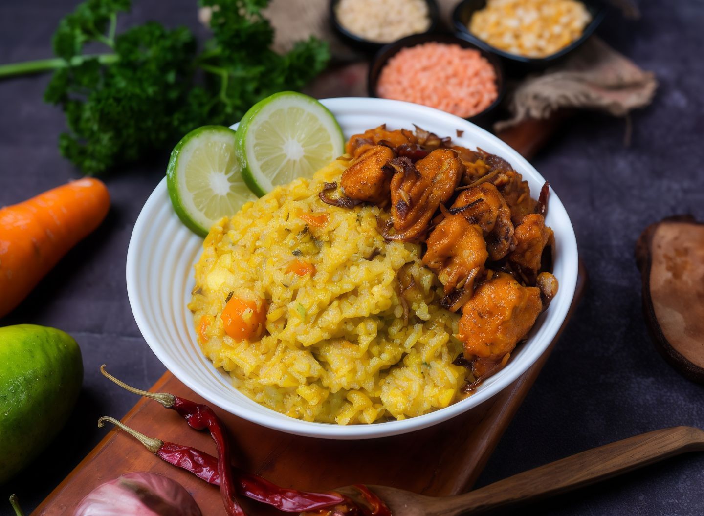 Chicken Letka Khichuri