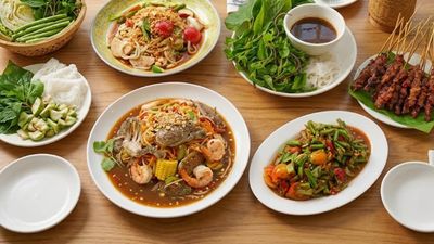 ຮ້ານອາຫານ ນັດພົບ ສະເຕຊັ້ນ