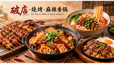 破(Po)店·烧烤·麻辣香锅-PO BBQ & Mala Xiang Guo (Kota Damansara)