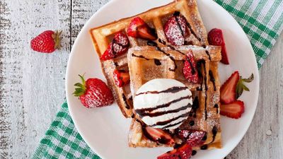 Jv's waffle food kiosk