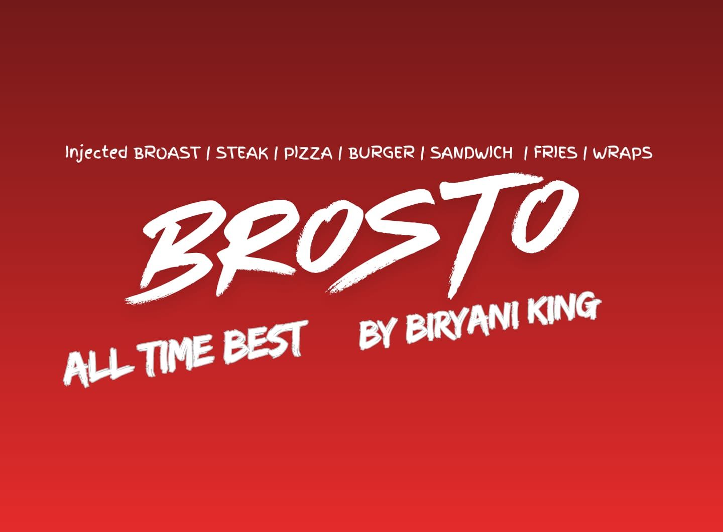 BROSTO BY BIRYANI KING vendor logo