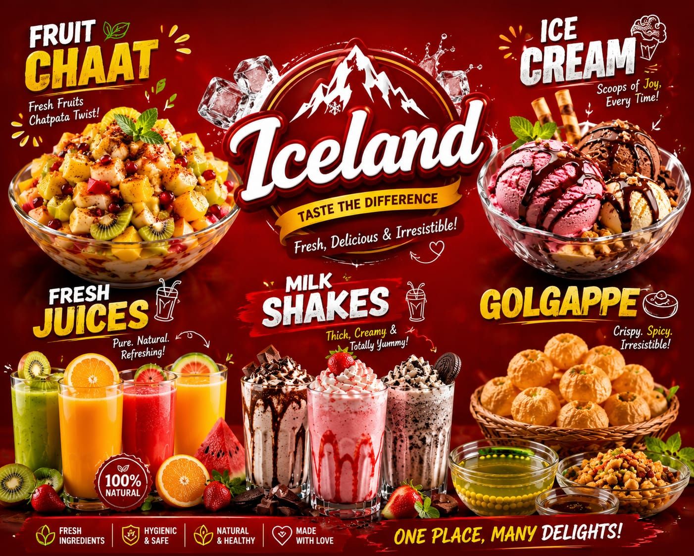 ICE LAND Mandi bahaudin vendor logo
