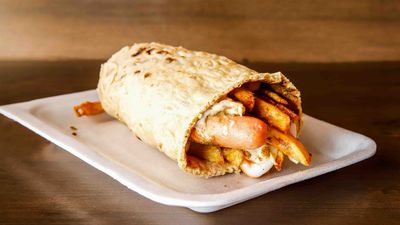 SK. Afghan Wraps & Fries