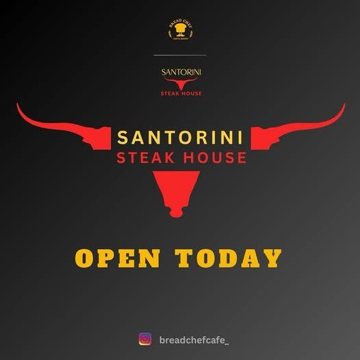 Santorini Steak House by Bread Chef - Garrison vendor logo
