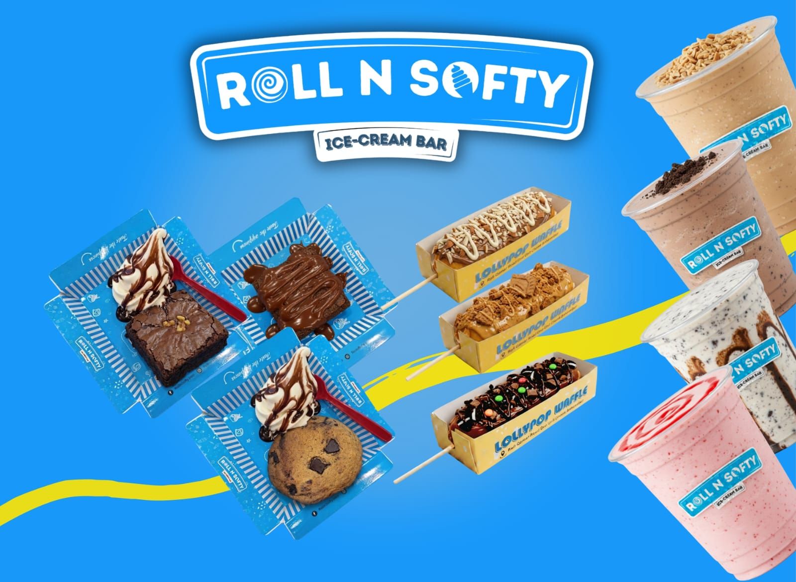 Roll n Softy waffles & more vendor logo