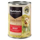 BLACK HAWK | BEEF (GRAIN FREE) FOR ADULT DOGS 400g (MP0BHC400)