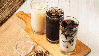 瀧飲山潮風味仙草凍飲 (台中學士店)