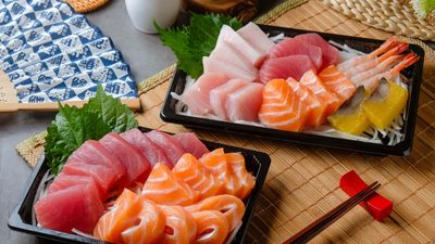 尚青市場內後壁湖生魚片專賣