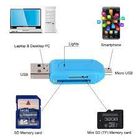 OTG And USB Card Reader Multicolor 1 Piece