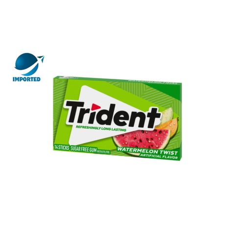 Trident Watermelon Twist Sticks 14 Pieces