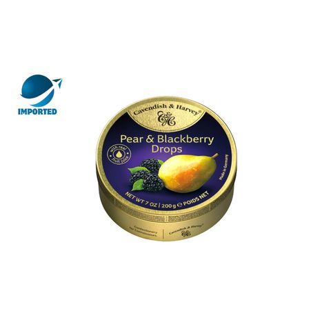Cavendish & Harvey Candy Pear & Blackberry Drops 200g