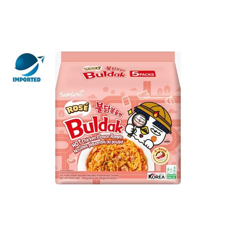 Samyang Hot Chicken Flavor Ramen Buldak Rose 700g