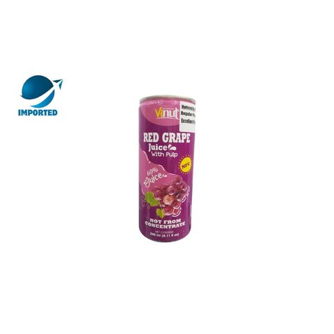 Vinut Red Grape Juice with Pulp 240ml