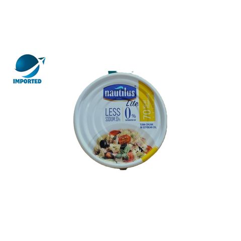 Nautilus Lite Tuna Chunk In Soyabean Oil 165g