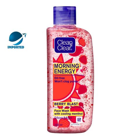 Clean & Clear Morning Energy Face Wash Berry Blast 50ml