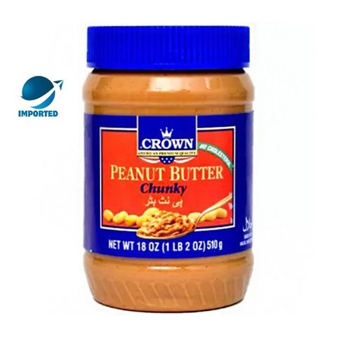 Crown Peanut Butter Chunky (Imported) 510g