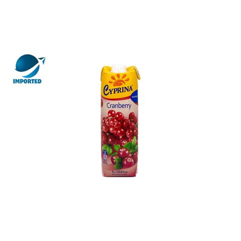 Cyprina Fruit Drink Cranberry 1L