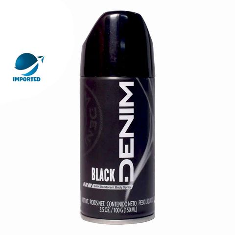 Denim Black Deodorant Body Spray Italy 150ml