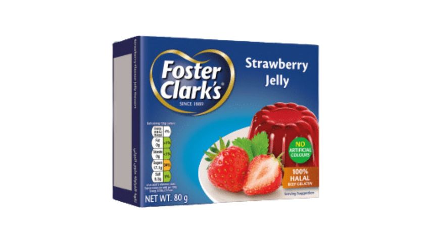 Foster Clark's Jelly Crystal Strawberry 80g