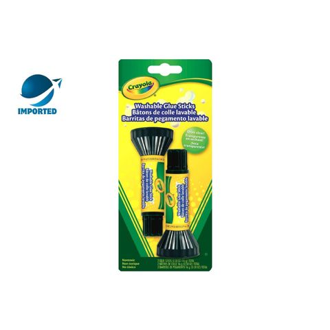 Crayola Washable Glue Sticks 2 Pieces
