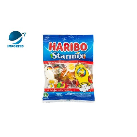 Haribo Starmix Fruit and Cola Flavour Sweet Foam Jelly Candy 160g