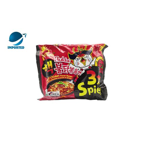 Samyang Buldak 3x Spicy Flavor Ramen Single Pack 140g