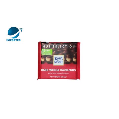 Ritter Sport Chocolate Dark Whole Hazelnut 100g