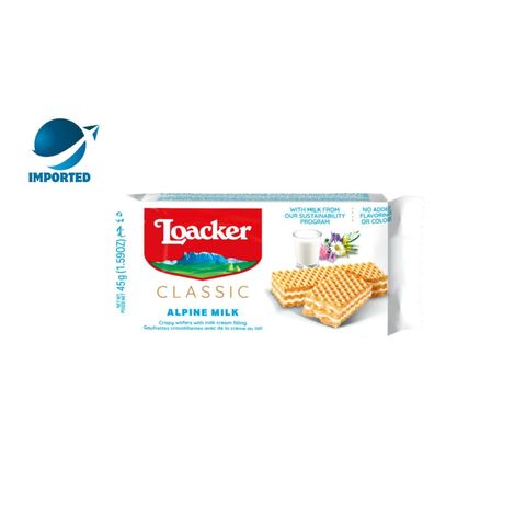 Loacker Classic Alpine Milk 45g