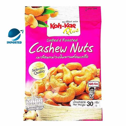 Koh-Kae Salted & Roasted Cashew Nuts 30g