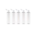 Plastic Oil Bottle Tiptop Cap 100ml Transparent 5 Pieces